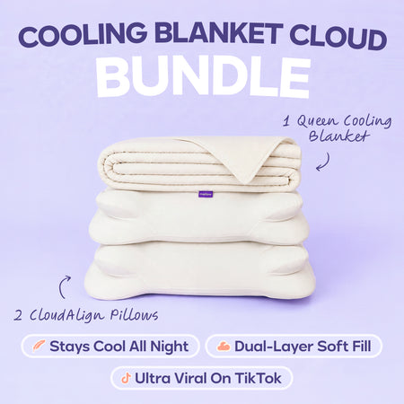 CloudCool™ Cooling Comforter + 2 CloudAlign Pillows