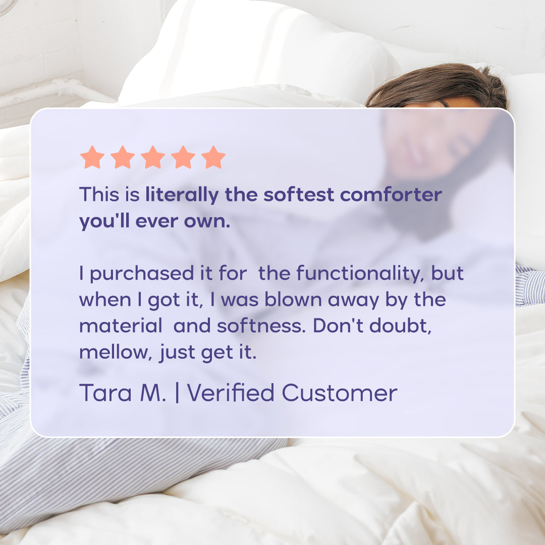 CloudControl™ Temperature Controlling Comforter - Expert Tested – mellow