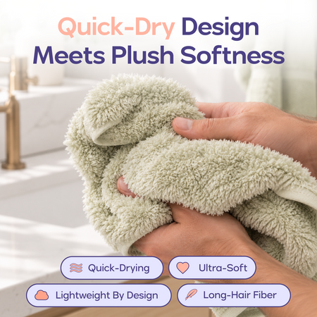Cloud Plush Hand Towels (4-Pack)